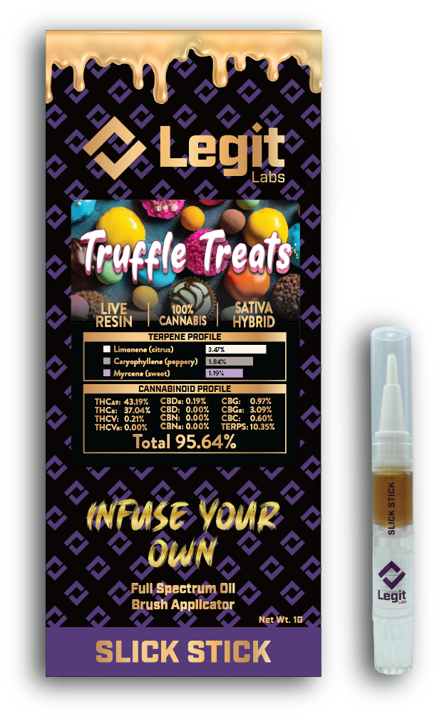 Photograph of product: 1G SLICK STICK TRUFFLE TREATS PRE-ROLL INFUSER