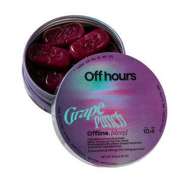 Photograph of product: Off Hours Gummies 10pk - Grape Punch OFFLINE