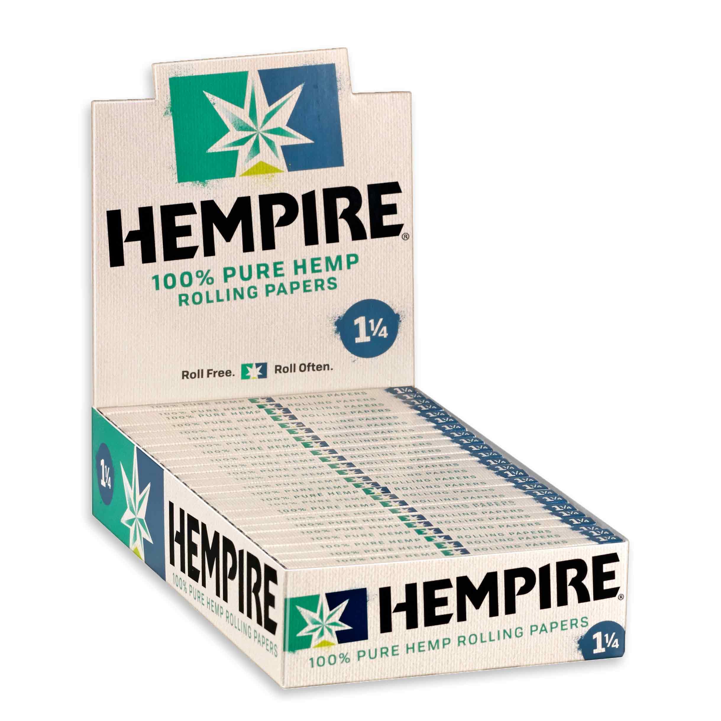 Photograph of product: Hempire | Pure Hemp 1.25" Rolling Papers | 50pk