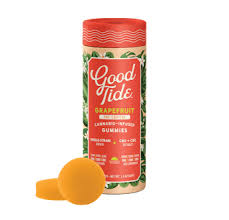 Photograph of product: Good Tide (S) Grapefruit Gummies 100mgTHC/100mgCBD/100mgCBC