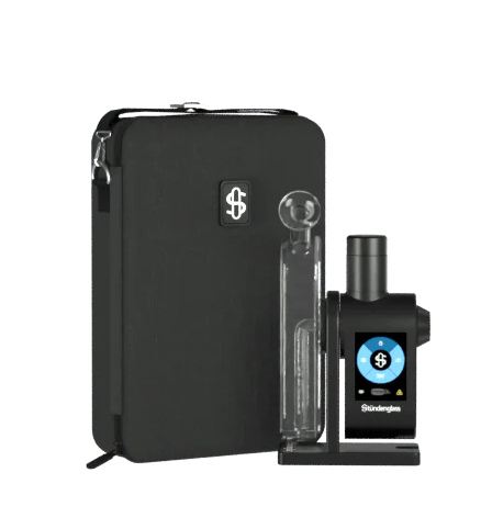 Photograph of product: Accessories - Stundenglass - Modul Dok - Modl + Dok Deluxe Travel Set - Clear Glass