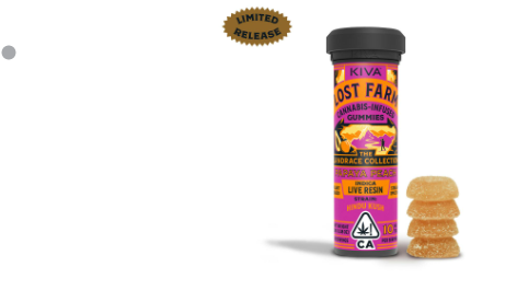 Photograph of product: Papaya Peach Hindu Kush 100mg   100 Mg