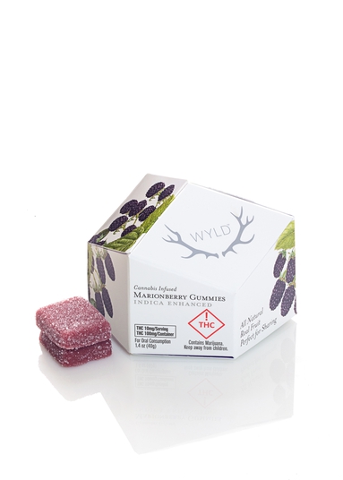Photograph of product: Wyld - Gummy - Marionberry - (I) - 100mg