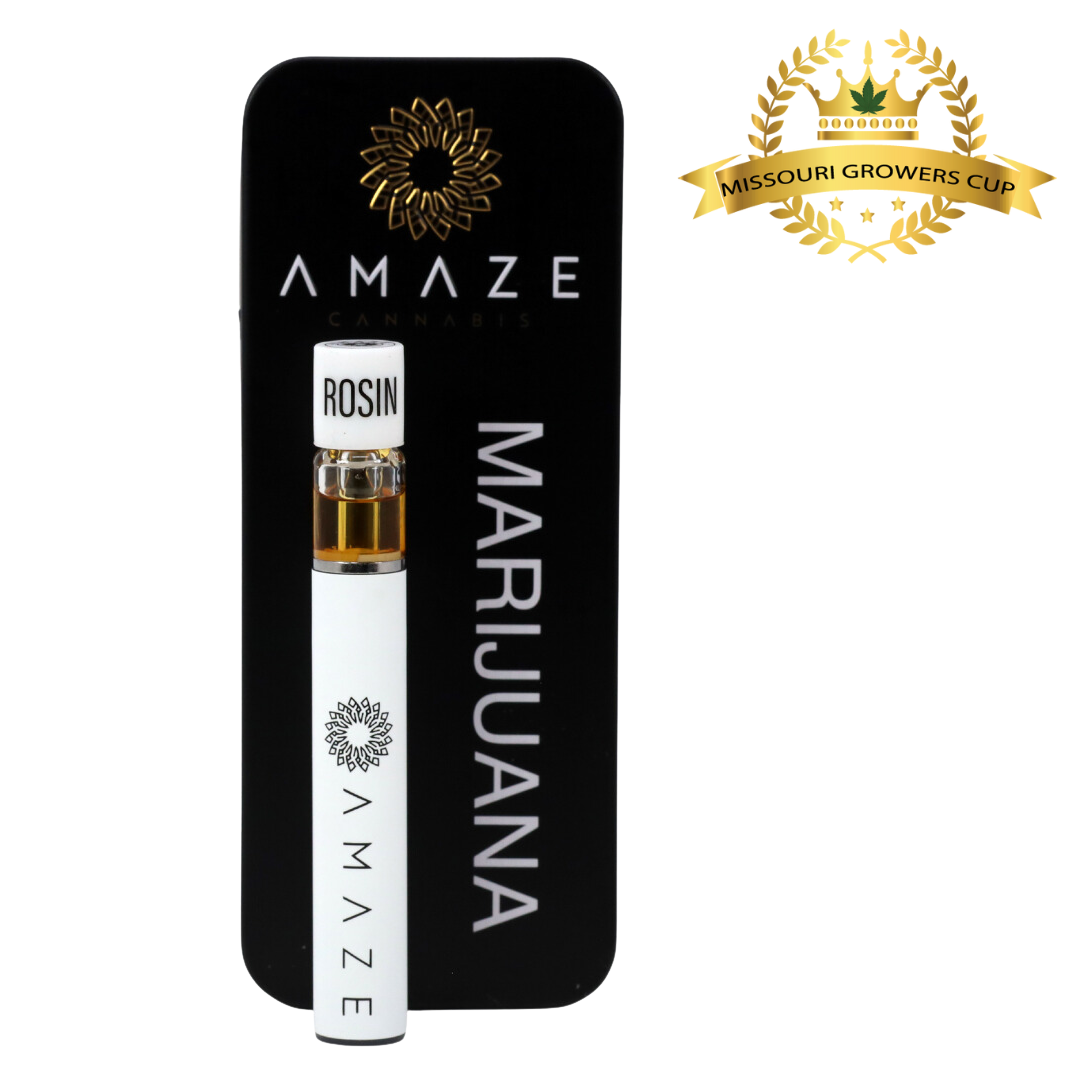 Photograph of Product: AMAZE Cannabis - Blueberry Clementine - [0.5g] *Live Hash Rosin* Disposable