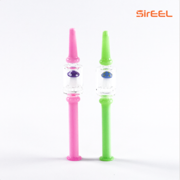 Photograph of product: Dab Straws - - 7" Mushroom Dream Straw with Honeycomb Filter $25