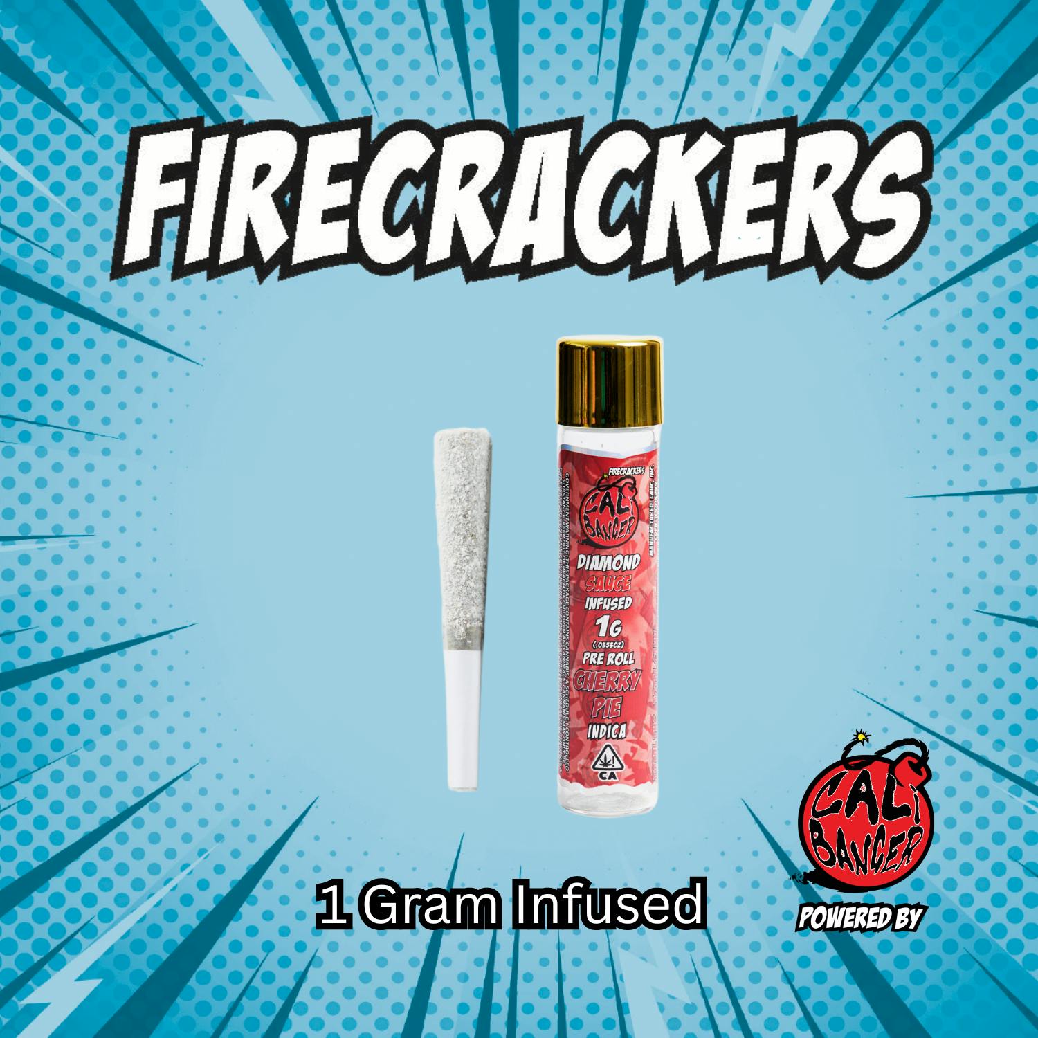 Photograph of product: Firecracker Infused Pre Roll CHERRY PIE - 1.0 Gr