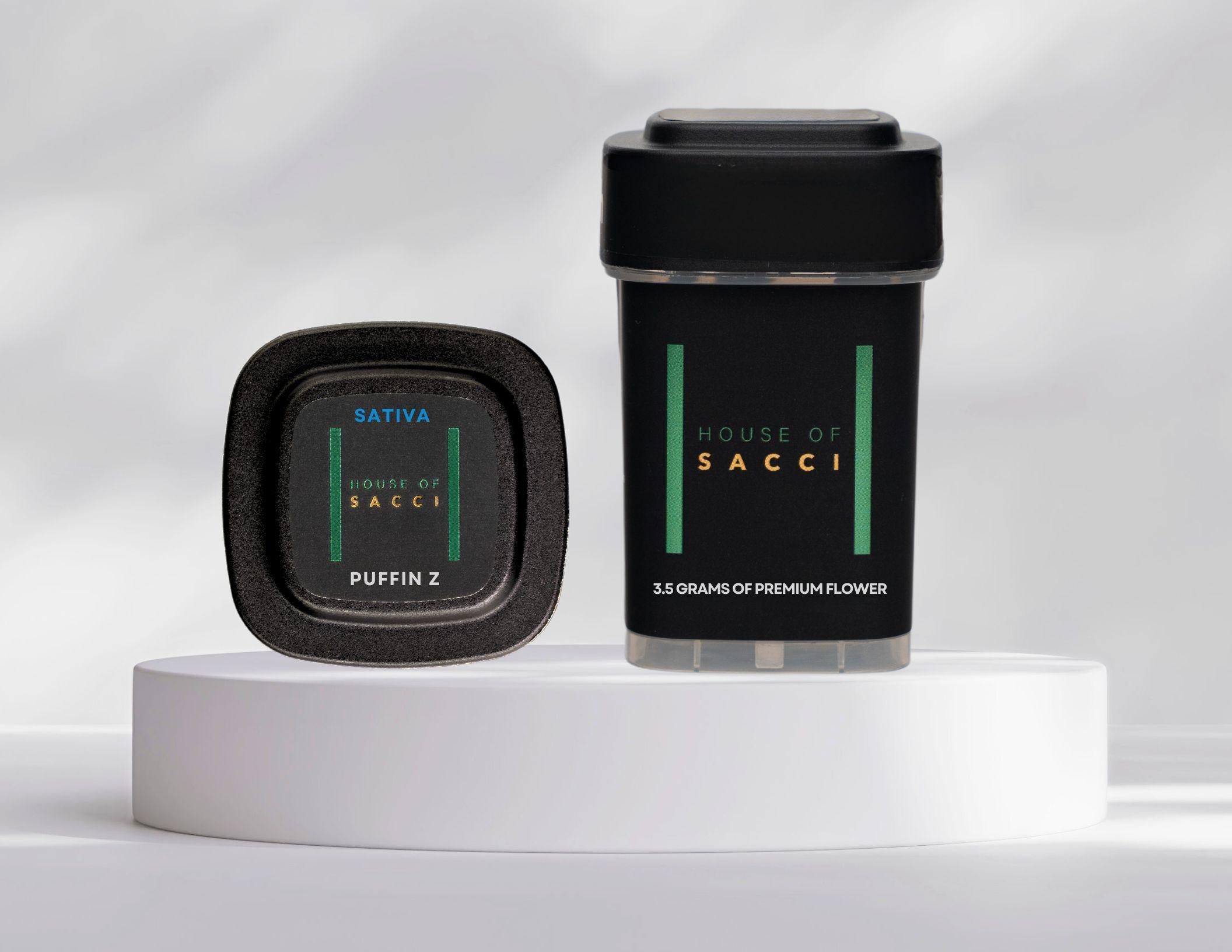 Photograph of product: House of Sacci | Puffin Z | Flower | Oui'd - 3.5g