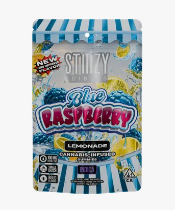 Photograph of product: Blue Raspberry Lemonade [I] | 100mg (10pk) Gummies | STIIIZY