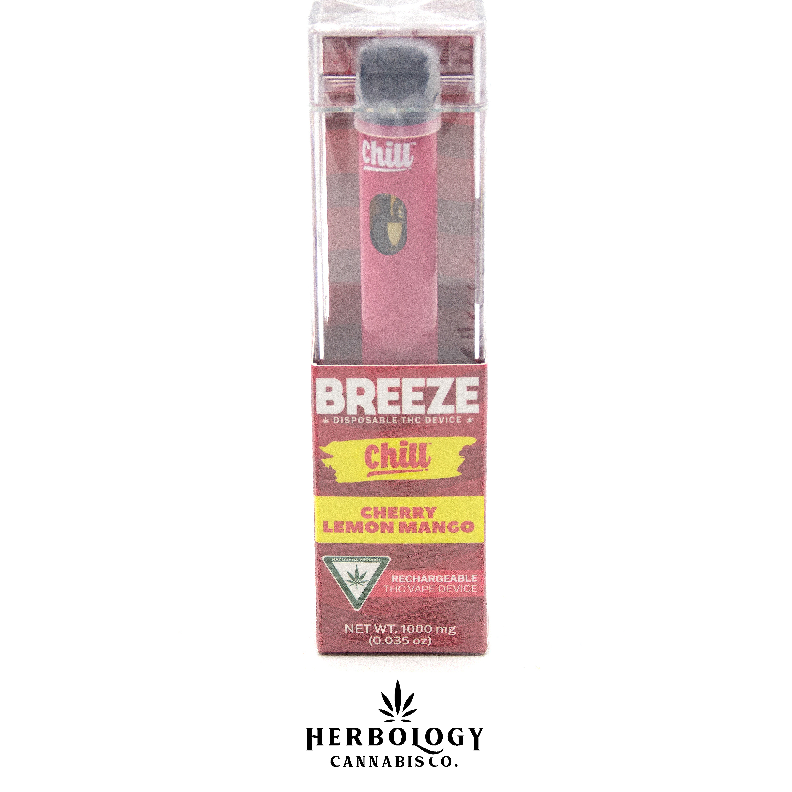 Photograph of product: Breeze Canna | Disposable | Cherry Lemon Mango | 1g