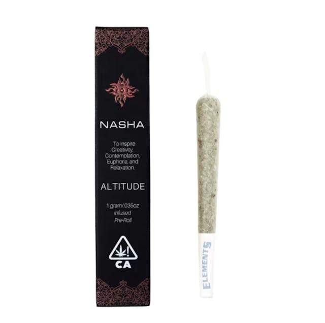 Photograph of product: Northern Lights X Chemdawg X Moroccan Peaches Altitude Infused Pre-Roll (1g) - 