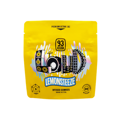 Photograph of product: Lemonsteeze - LOUD Gummies - 100mg