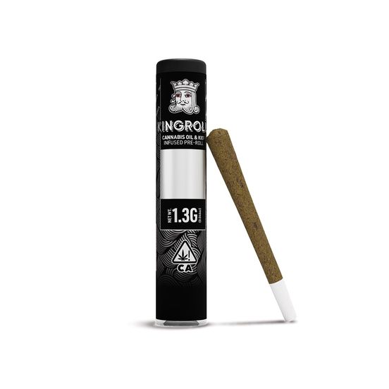 Photograph of product: Kingpen Infused Pre-roll Chem Dawg x Fire OG 1.3g - 
