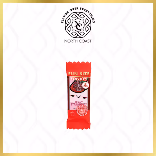 Photograph of product: North Coast | Disposable Vapor Cartridge | Live au chocolat Rosin | Heavy Strawberry | 0.15g