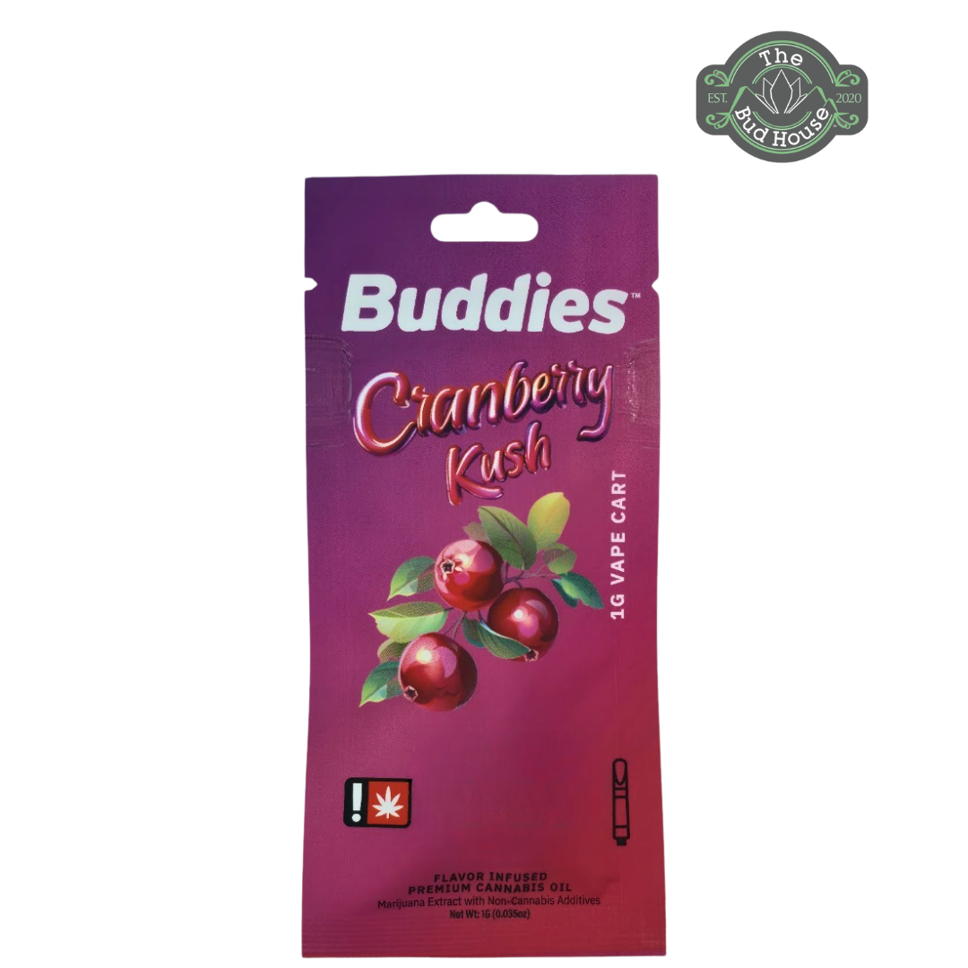 Photograph of product: Buddies 1g CRANBERRY KUSH FLAV-DST Vape