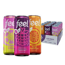 Photograph of product: Feel Energy Drinks - - Wildberry Pomegranate