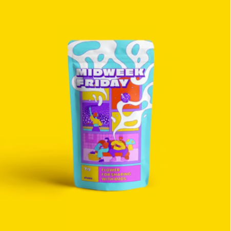 Photograph of product: Midweek Friday | Gelly Roll Bulk Popcorn 1/4oz - Hybrid