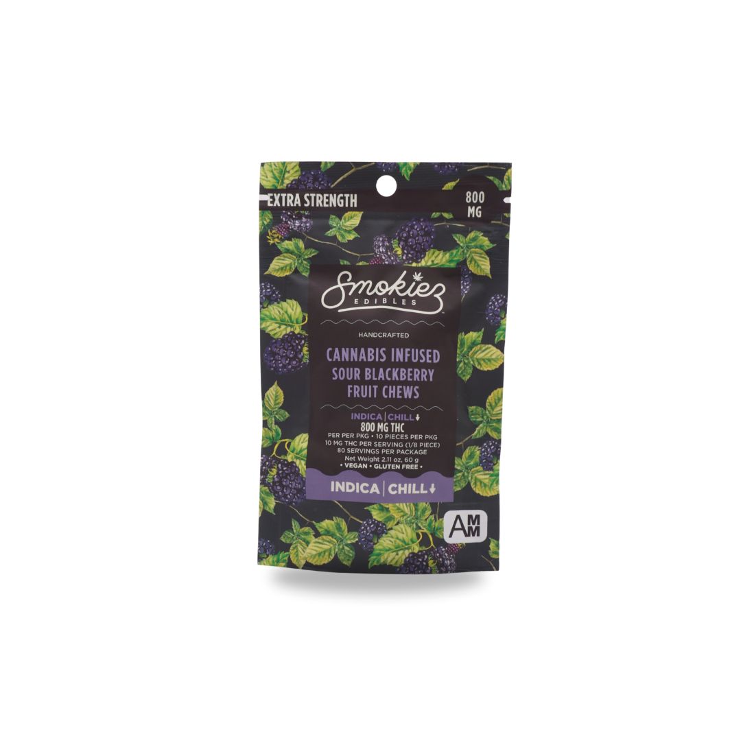Photograph of product: Dark Horse | Smokies | Sour Blackberry | Gummies | 800mg