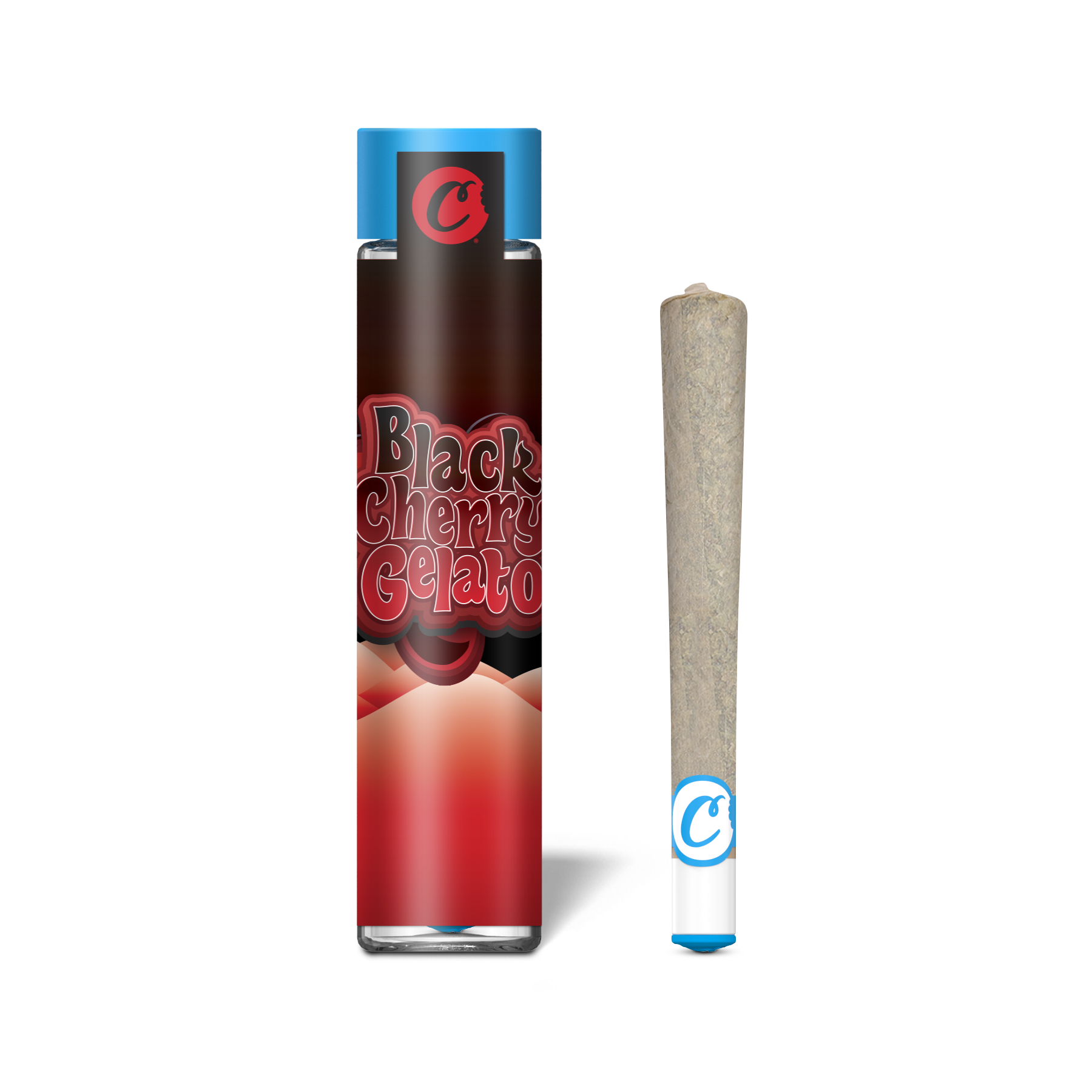 Photograph of product: BLACK CHERRY GELATO - COOKIES - PREROLL