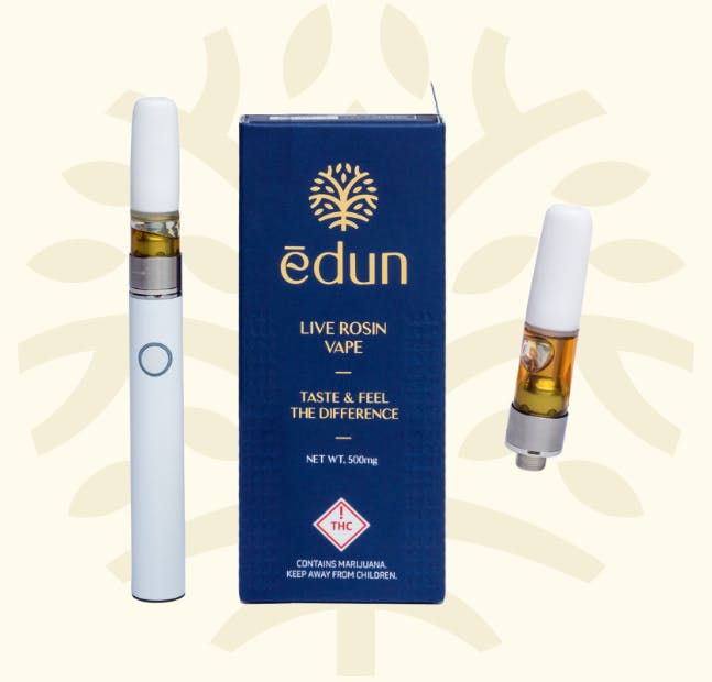 Photograph of product: Edun | Live Rosin Cartridge | 1000mg | - Grape Strudel | I