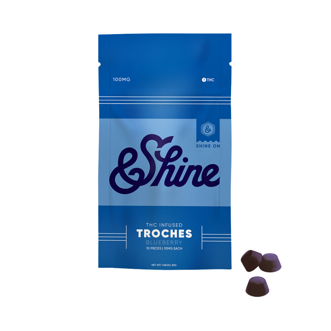 Photograph of product: Blueberry | 10mg Troches | 10pk