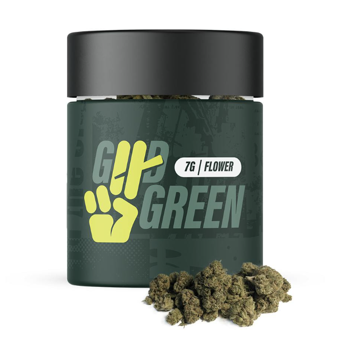 Photograph of product: GOOD GREEN JACK HERER POPCORN 7G