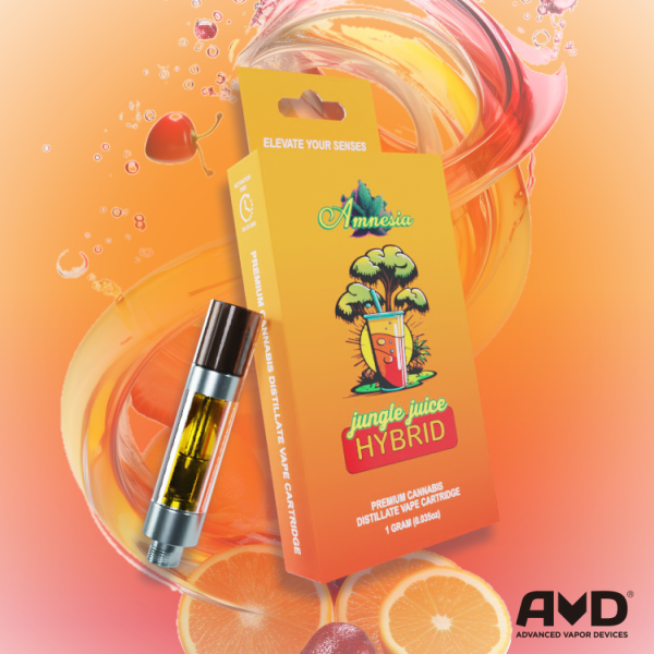 Photograph of product: Amnesia - Jungle Juice Cartridge 1g