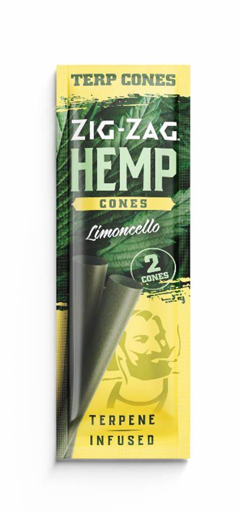 Photograph of product: ZigZag 2Pack Terpene Infused Hemp Cones Limoncello