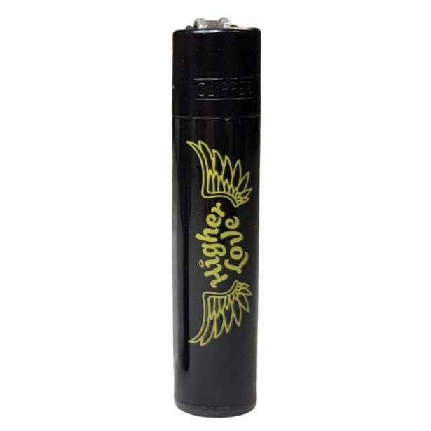 Photograph of product: Higher Love Black Clipper Lighter