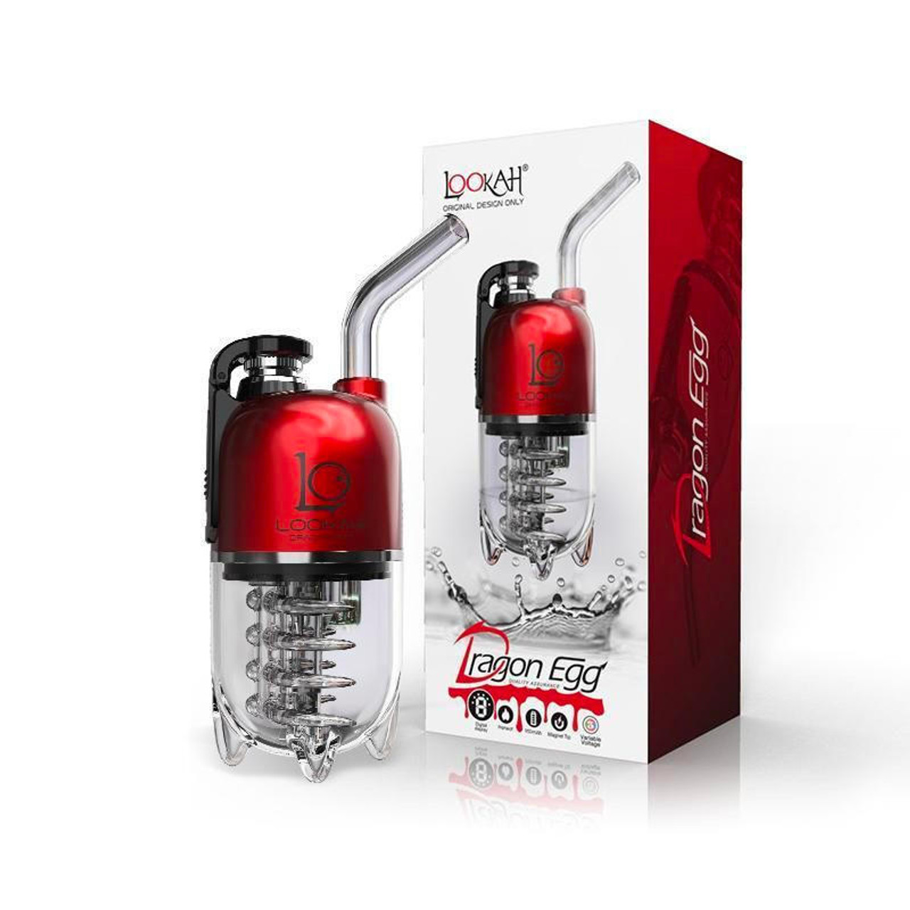 Photograph of product: LOOKAH | Dragon Egg Mini Electronic Dab Rig