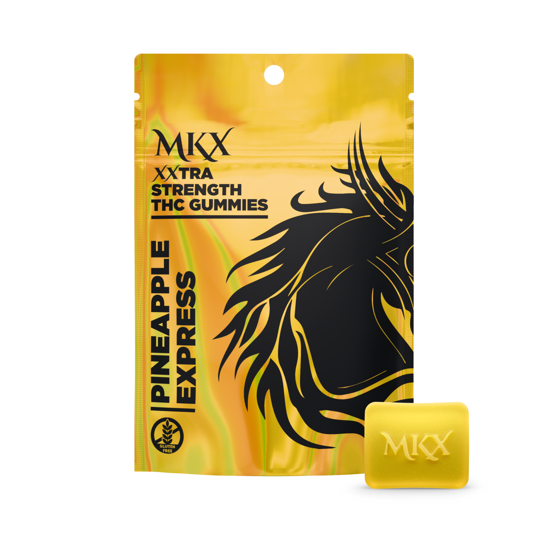 Photograph of product: MKX - Pineapple Express Gummies 200mg | 10/$40