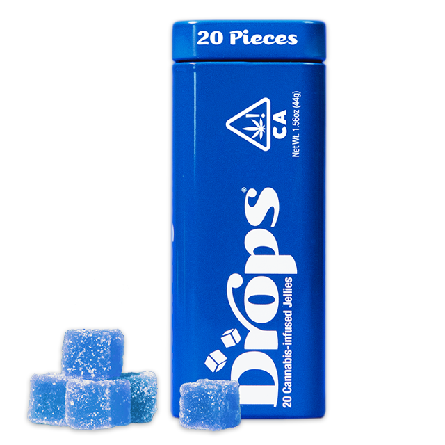 Photograph of product: BLUEBERRY - LIVE ROSIN JELLIES + CBD + CBN (44G)