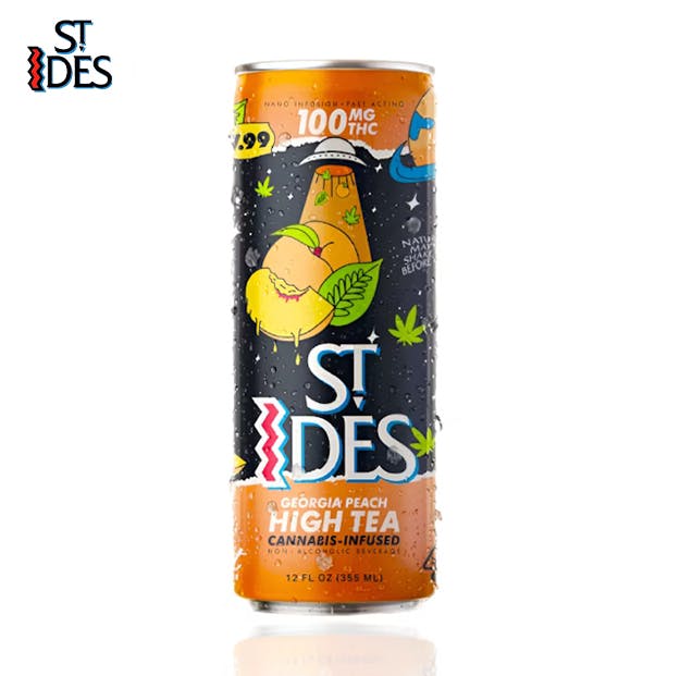 Photograph of product: St. Ides - Georgia Peach High Tea - 100mg TH-oui - Single - 