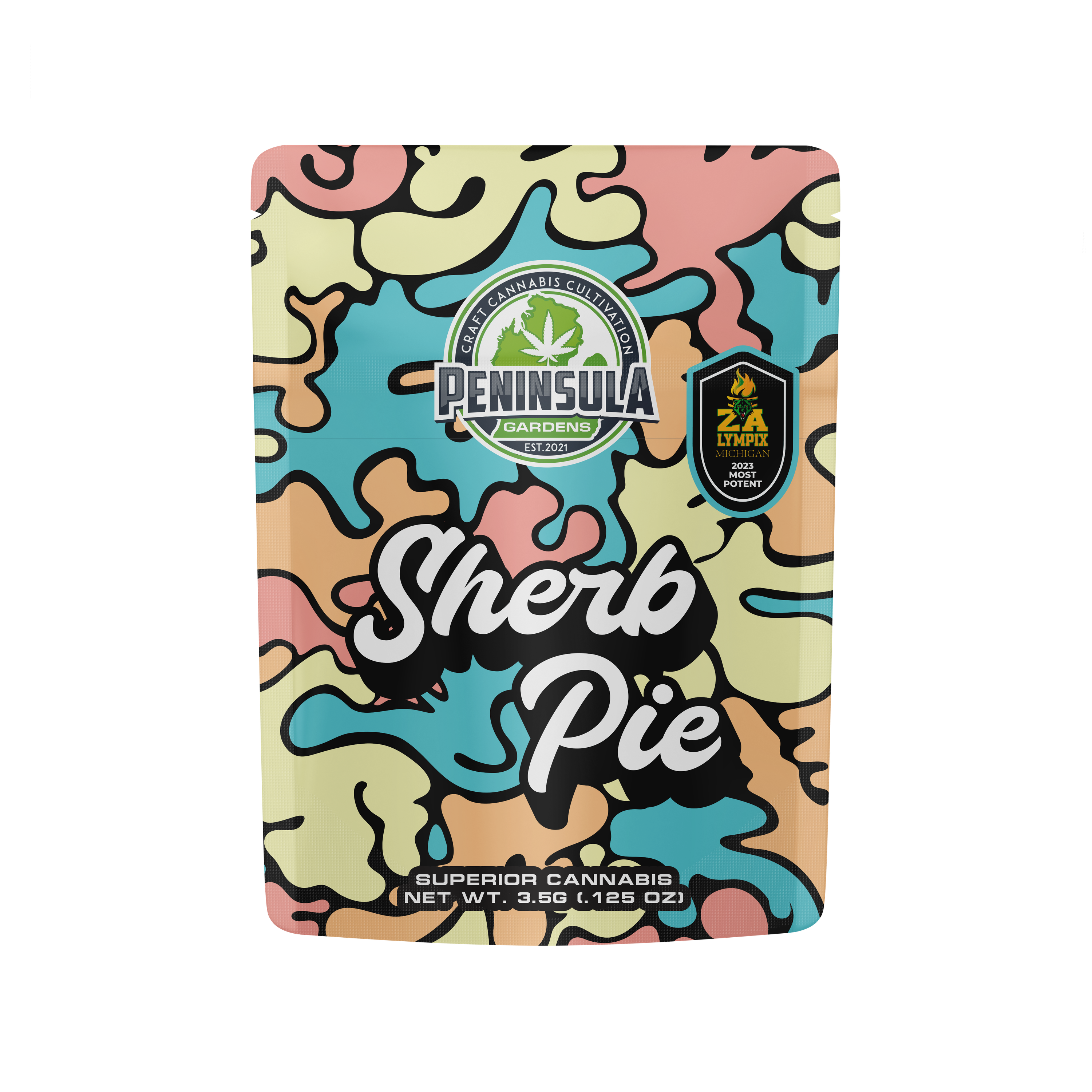 Photograph of Product: Sherb Pie | 3.5G Bag