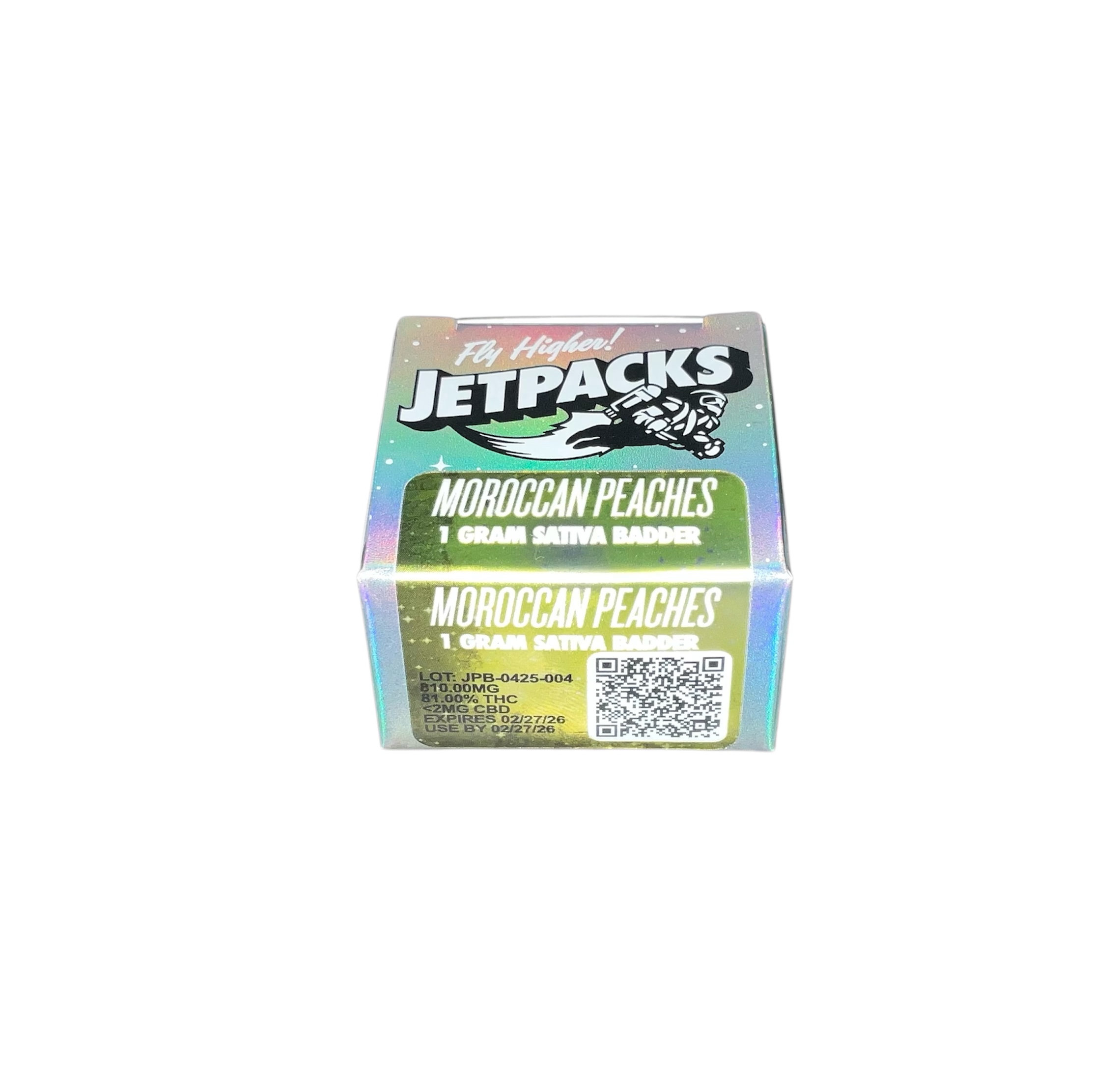 Photograph of product: Jetpacks Moroccan Peaches Badder