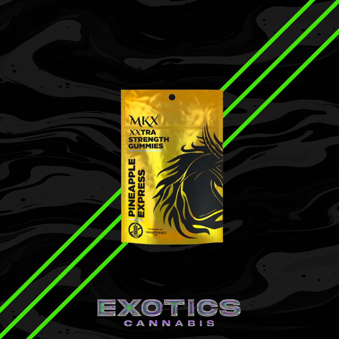 Photograph of product: MKX - Pineapple Express Gummies 200mg (10/$40)