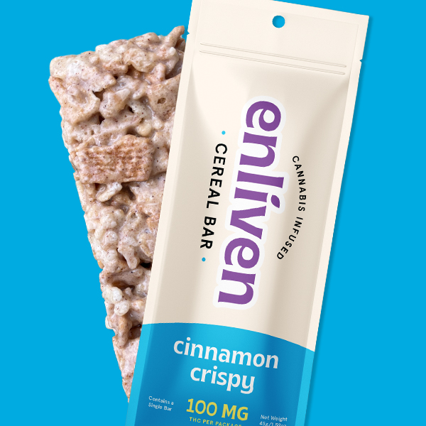 Photograph of product: Enliven 100mg Cereal Bar - Cinnamon Toast Munch