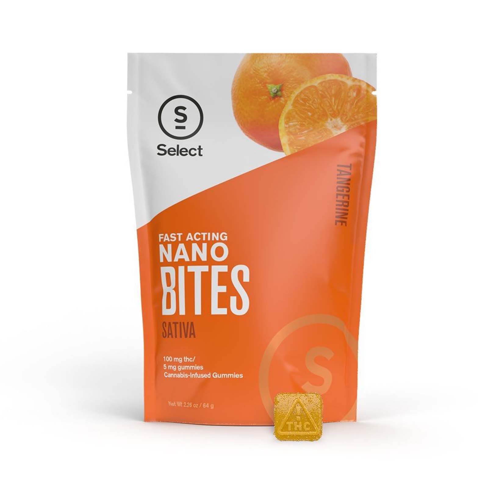 Photograph of product: Tangerine Fast-Acting Nano Bites 20-pack