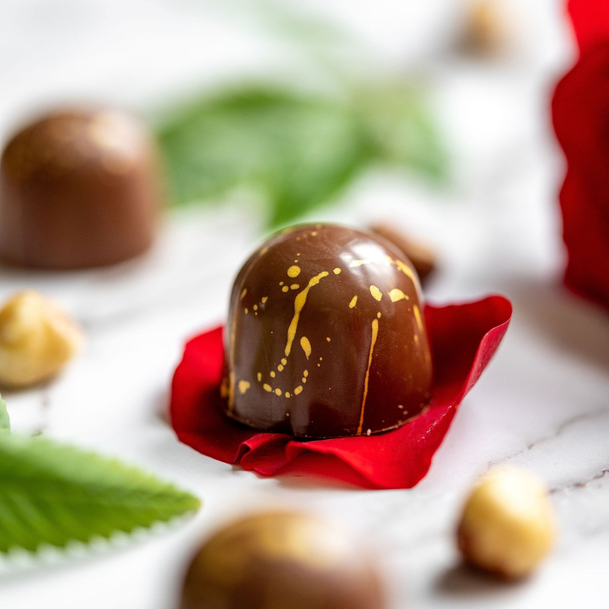 Photograph of Product: 5MG THC | 2PK Hazelnut Crunch Bonbons
