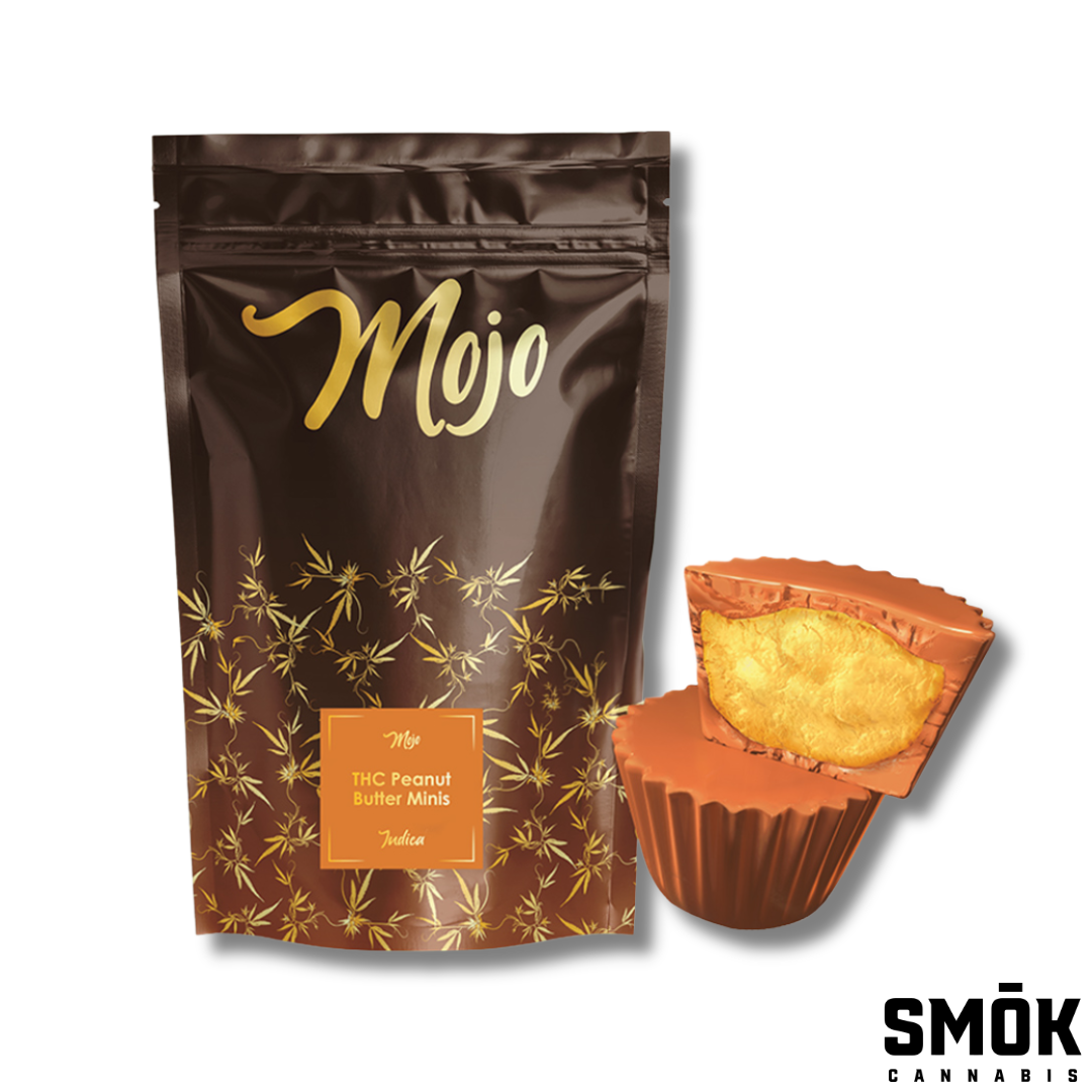 Photograph of product: Mojo Chocolate Oui'd Peanut Butter Minis 200mg
