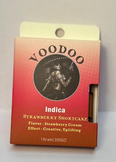 Photograph of product: Voodoo Strawberry Shortcake 1g Cart
