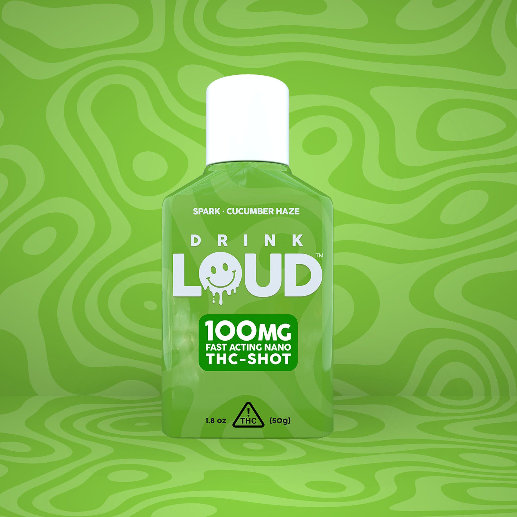 Photograph of product: (10073) CUCUMBER HAZE 100mg DRINK LOUD