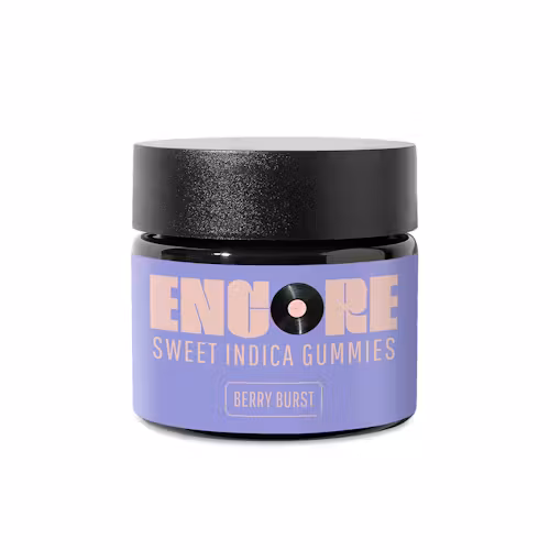 Photograph of product: Encore Gummies (100mg) 10ct Berry Burst Oui'd