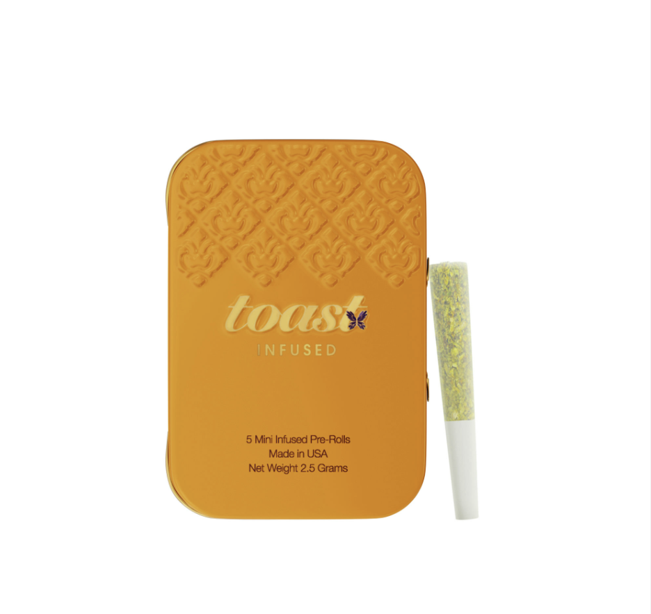 Photograph of product: Toast Diamond Infused Macho Mama Mini Prerolls 5pk