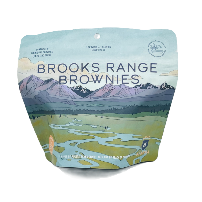 Photograph of Product: Brooks Range Brownies 100mg (I)