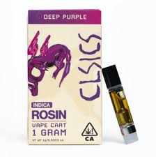 Photograph of product: CLSICS Live Rosin 1g Cart Deep Purple
