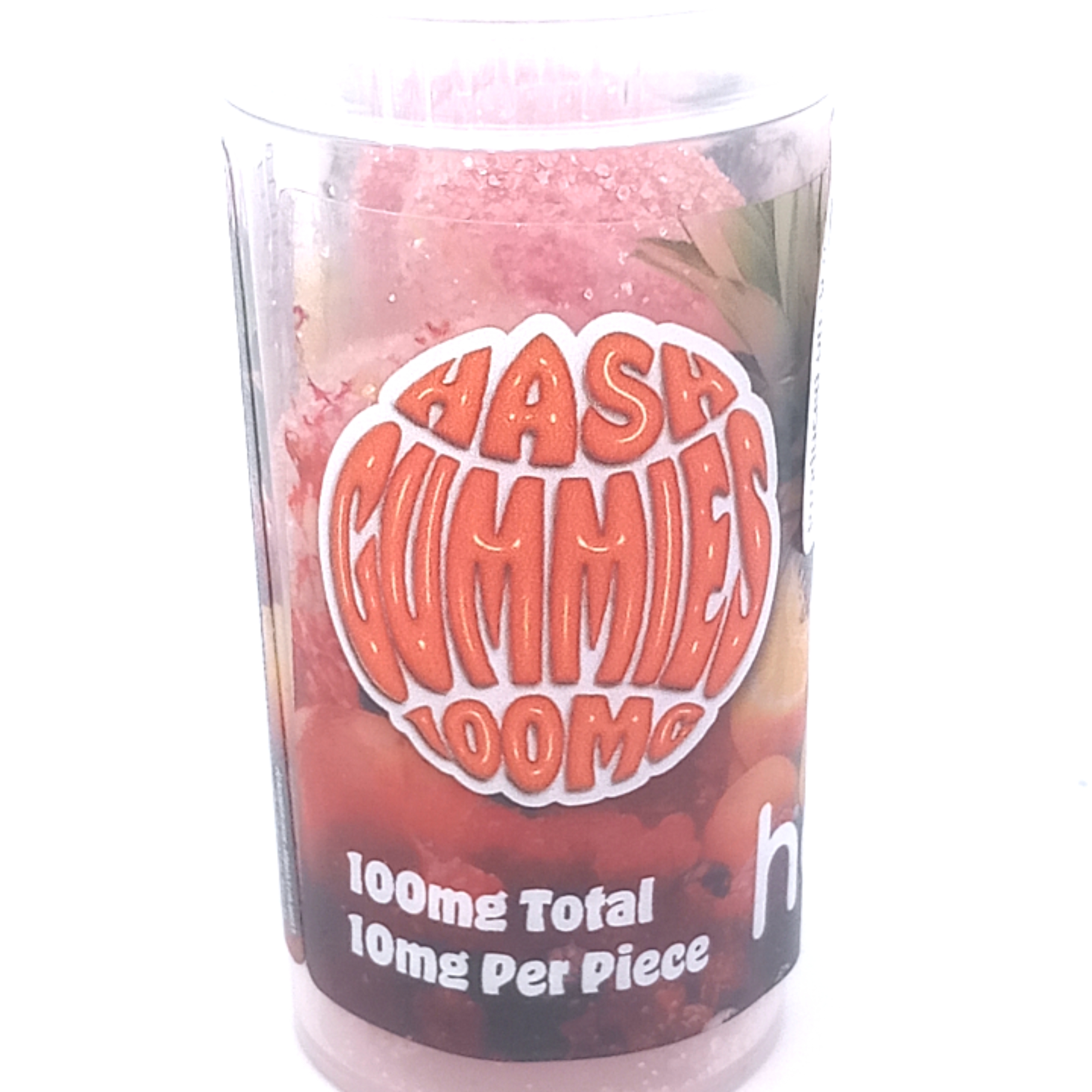 Photograph of product: 100mg Happy au chocolat gummies - watermelon