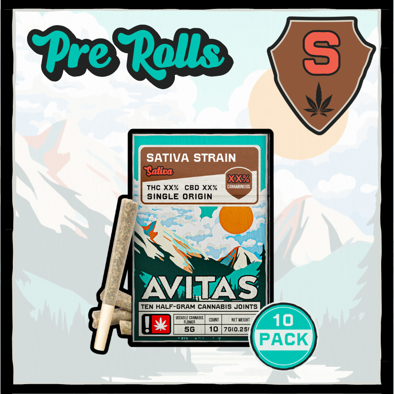 Photograph of product: Avitas Limonada Preroll 10 Pack-5g