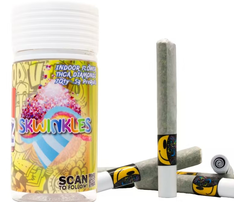 Photograph of product: Head Space Mini Raspaz - Skwinkles 7pk