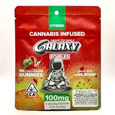Photograph of product: Galaxy Live Rosin Edibles Watermelon 100mg