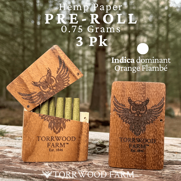 Photograph of product: Orange Flambe | Pre-Rolls | 3pk | 2.25g